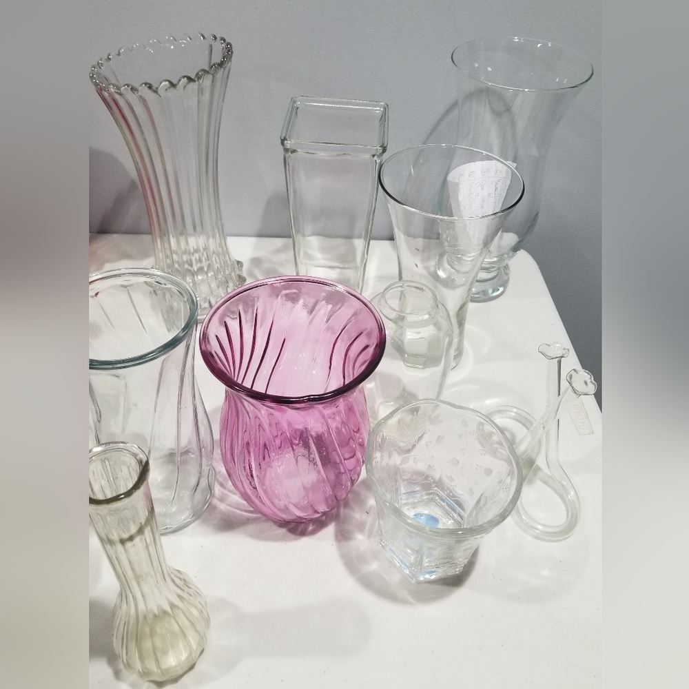 Glass  And Crystal Vases
